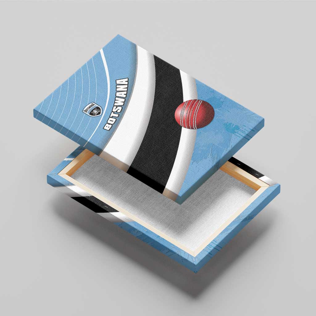 Botswana Cricket Canvas Wall Art Go Baggy Blues - Wonder Print Shop