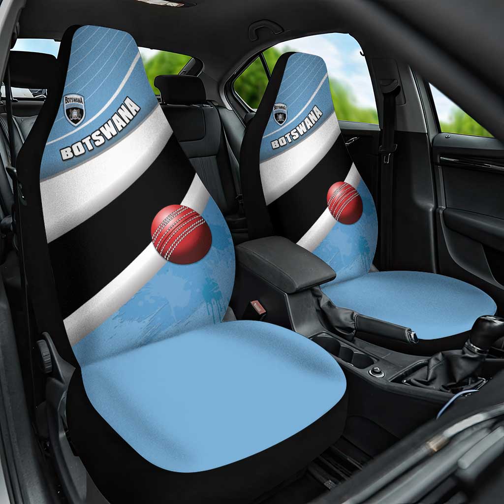 Botswana Cricket Car Seat Cover Go Baggy Blues - Wonder Print Shop