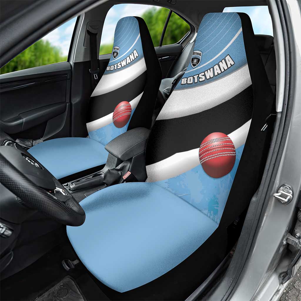 Botswana Cricket Car Seat Cover Go Baggy Blues - Wonder Print Shop