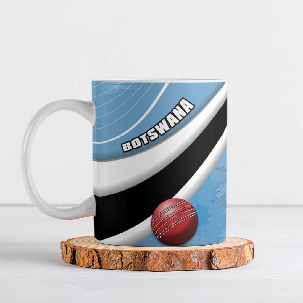 Custom Botswana Cricket Ceramic Mug Go Baggy Blues - Wonder Print Shop