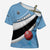 Custom Botswana Cricket Cross Shoulder Shirt Go Baggy Blues - Wonder Print Shop