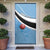 Custom Botswana Cricket Door Cover Go Baggy Blues - Wonder Print Shop