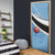 Custom Botswana Cricket Door Cover Go Baggy Blues - Wonder Print Shop