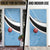 Custom Botswana Cricket Door Cover Go Baggy Blues - Wonder Print Shop