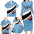 Custom Botswana Cricket Family Matching Long Sleeve Bodycon Dress and Hawaiian Shirt Go Baggy Blues - Wonder Print Shop