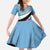 Custom Botswana Cricket Family Matching Off Shoulder Maxi Dress and Hawaiian Shirt Go Baggy Blues - Wonder Print Shop