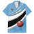 Custom Botswana Cricket Family Matching Short Sleeve Bodycon Dress and Hawaiian Shirt Go Baggy Blues - Wonder Print Shop
