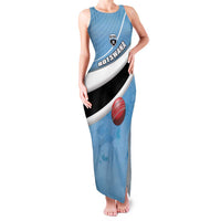 Custom Botswana Cricket Family Matching Tank Maxi Dress and Hawaiian Shirt Go Baggy Blues - Wonder Print Shop