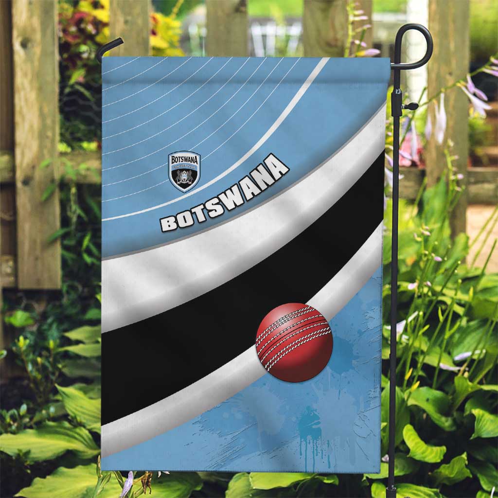 Botswana Cricket Garden Flag Go Baggy Blues - Wonder Print Shop