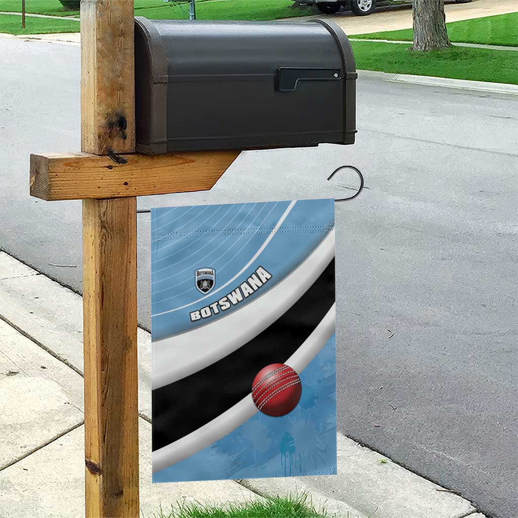 Botswana Cricket Garden Flag Go Baggy Blues - Wonder Print Shop