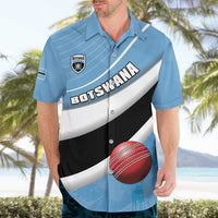 Custom Botswana Cricket Hawaiian Shirt Go Baggy Blues - Wonder Print Shop