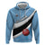 Custom Botswana Cricket Hoodie Go Baggy Blues - Wonder Print Shop