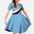 Custom Botswana Cricket Kid Short Sleeve Dress Go Baggy Blues - Wonder Print Shop