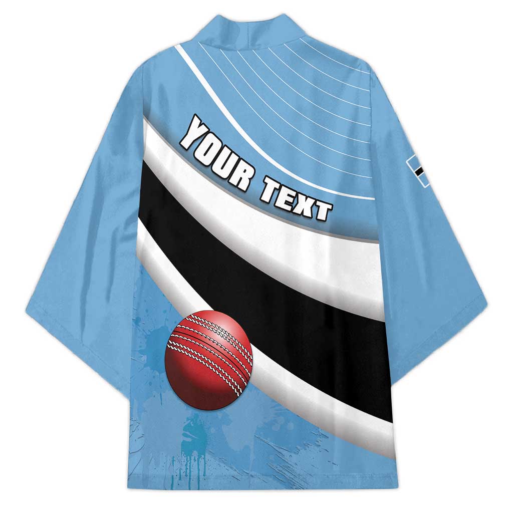 Custom Botswana Cricket Kimono Go Baggy Blues - Wonder Print Shop