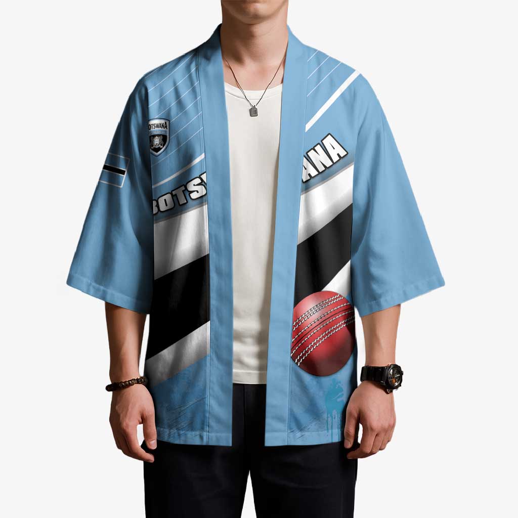 Custom Botswana Cricket Kimono Go Baggy Blues - Wonder Print Shop