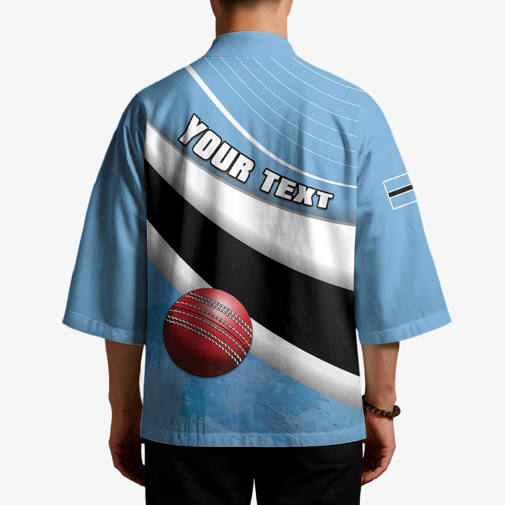 Custom Botswana Cricket Kimono Go Baggy Blues - Wonder Print Shop