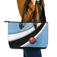 Botswana Cricket Leather Tote Bag Go Baggy Blues - Wonder Print Shop