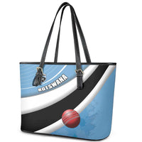 Botswana Cricket Leather Tote Bag Go Baggy Blues - Wonder Print Shop