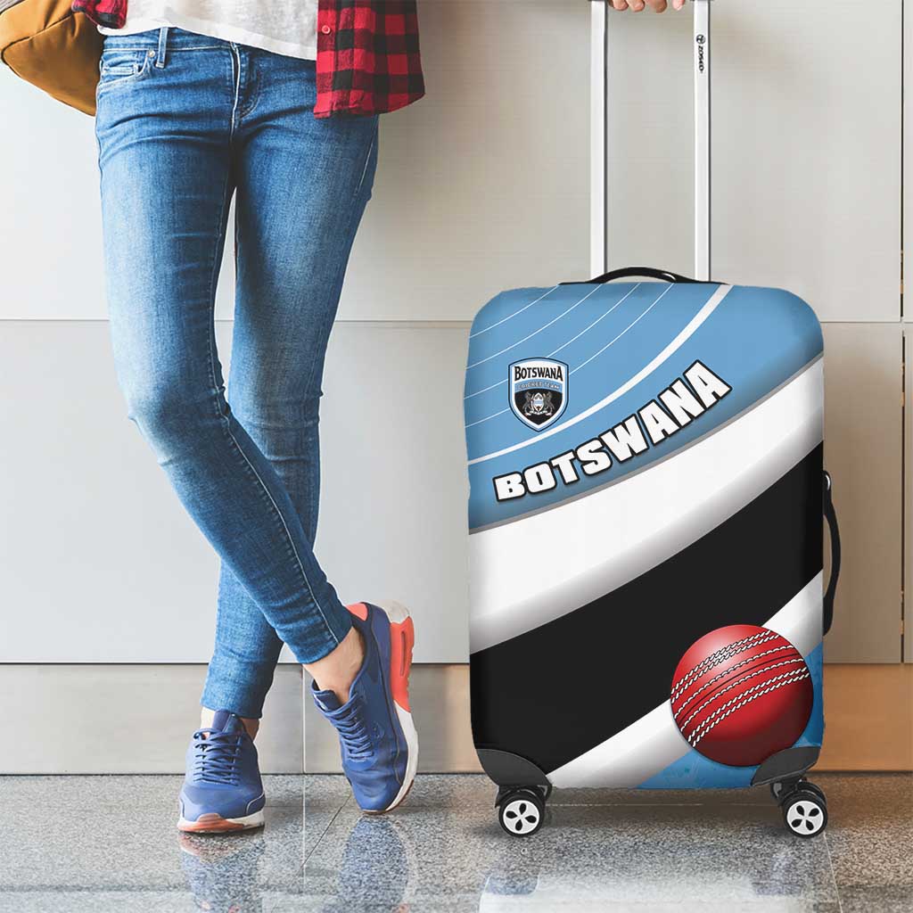 Botswana Cricket Luggage Cover Go Baggy Blues - Wonder Print Shop