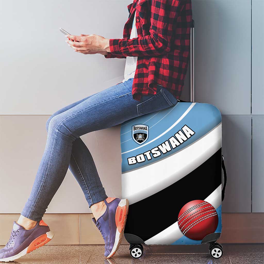 Botswana Cricket Luggage Cover Go Baggy Blues - Wonder Print Shop