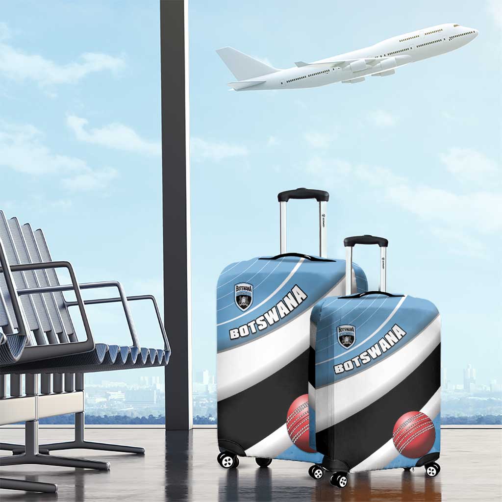 Botswana Cricket Luggage Cover Go Baggy Blues - Wonder Print Shop