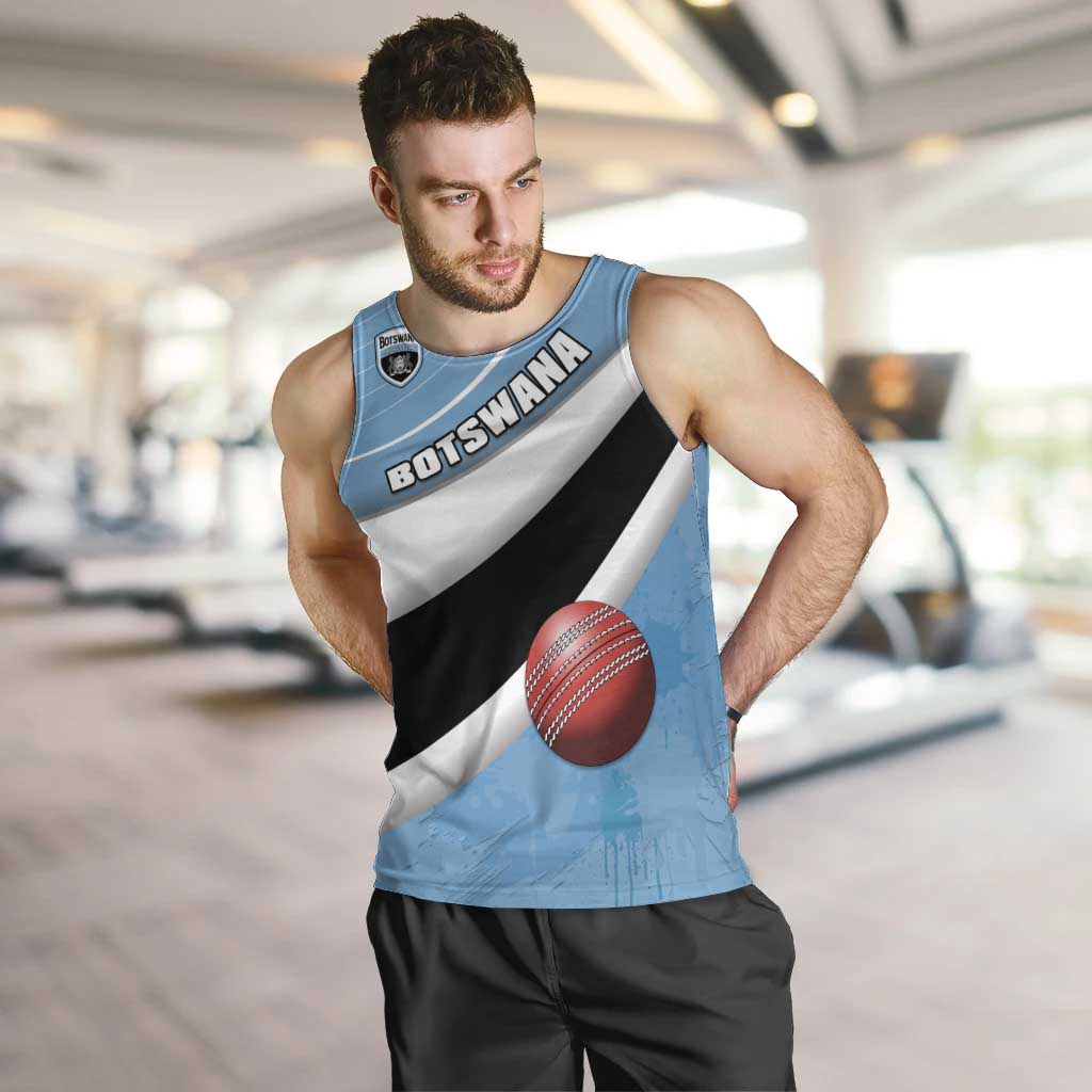Custom Botswana Cricket Men Tank Top Go Baggy Blues - Wonder Print Shop