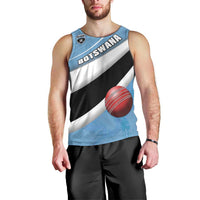 Custom Botswana Cricket Men Tank Top Go Baggy Blues - Wonder Print Shop
