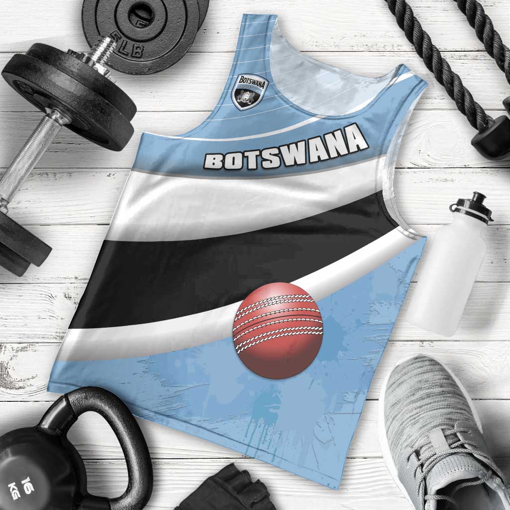 Custom Botswana Cricket Men Tank Top Go Baggy Blues - Wonder Print Shop