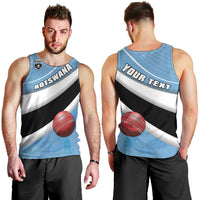 Custom Botswana Cricket Men Tank Top Go Baggy Blues - Wonder Print Shop