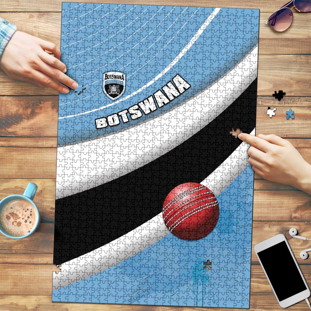 Botswana Cricket Puzzle Go Baggy Blues - Wonder Print Shop