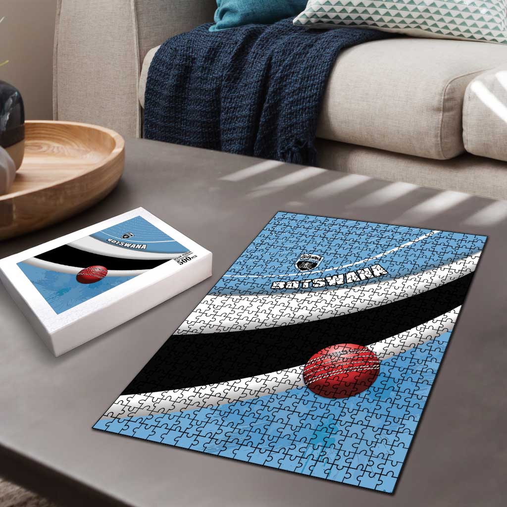 Botswana Cricket Puzzle Go Baggy Blues - Wonder Print Shop