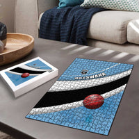 Botswana Cricket Puzzle Go Baggy Blues - Wonder Print Shop