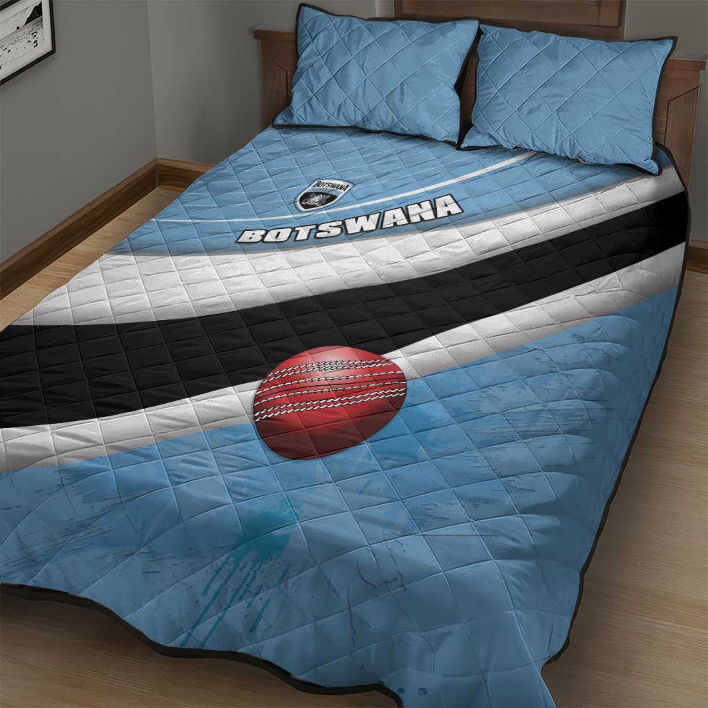 Botswana Cricket Quilt Bed Set Go Baggy Blues - Wonder Print Shop