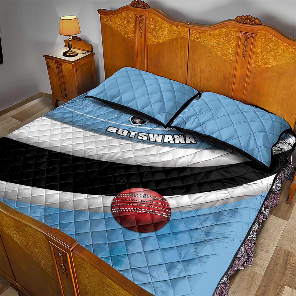 Botswana Cricket Quilt Bed Set Go Baggy Blues - Wonder Print Shop