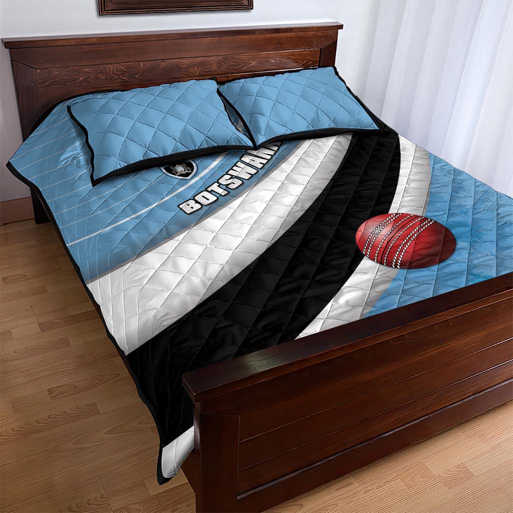 Botswana Cricket Quilt Bed Set Go Baggy Blues - Wonder Print Shop