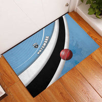 Botswana Cricket Rubber Doormat Go Baggy Blues - Wonder Print Shop