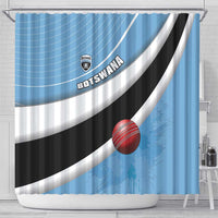 Botswana Cricket Shower Curtain Go Baggy Blues - Wonder Print Shop