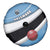 Botswana Cricket Spare Tire Cover Go Baggy Blues - Wonder Print Shop