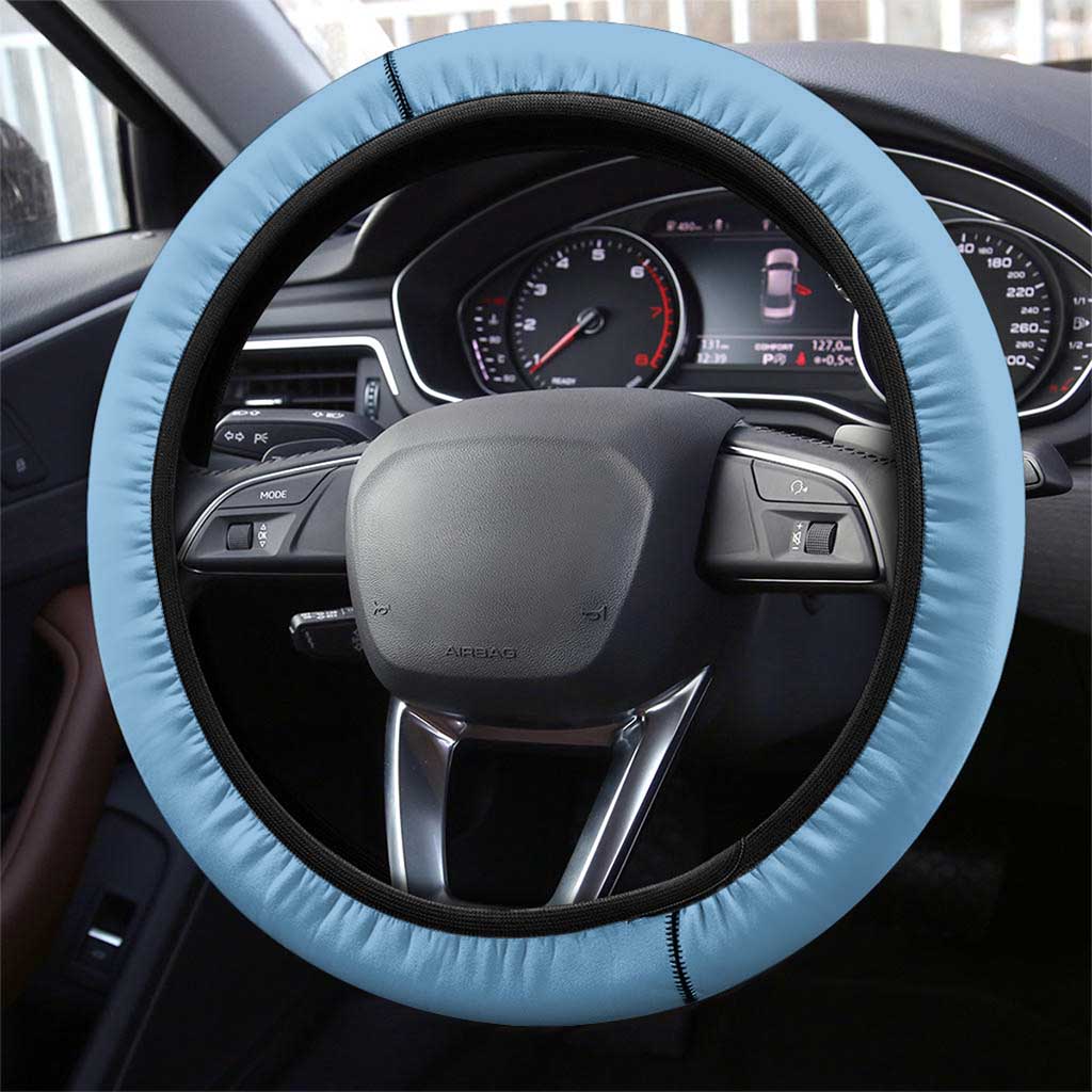 Botswana Cricket Steering Wheel Cover Go Baggy Blues - Wonder Print Shop