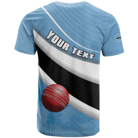 Custom Botswana Cricket T Shirt Go Baggy Blues - Wonder Print Shop