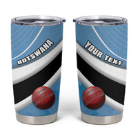 Custom Botswana Cricket Tumbler Cup Go Baggy Blues - Wonder Print Shop