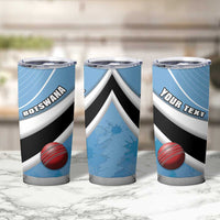 Custom Botswana Cricket Tumbler Cup Go Baggy Blues - Wonder Print Shop