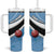 Custom Botswana Cricket Tumbler With Handle Go Baggy Blues - Wonder Print Shop