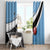 Botswana Cricket Window Curtain Go Baggy Blues - Wonder Print Shop
