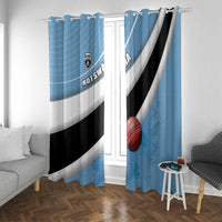 Botswana Cricket Window Curtain Go Baggy Blues - Wonder Print Shop