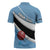 Custom Botswana Cricket Zipper Polo Shirt Go Baggy Blues - Wonder Print Shop