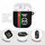 Burkina Faso Striped AirPods Case African Mud Cloth Pattern - Black - Wonder Print Shop