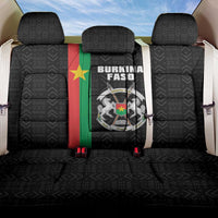 Burkina Faso Striped Back Car Seat Cover African Mud Cloth Pattern - Black - Wonder Print Shop