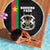 Burkina Faso Striped Beach Blanket African Mud Cloth Pattern - Black - Wonder Print Shop