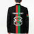 Personalized Burkina Faso Striped Blazer African Mud Cloth Pattern - Black - Wonder Print Shop